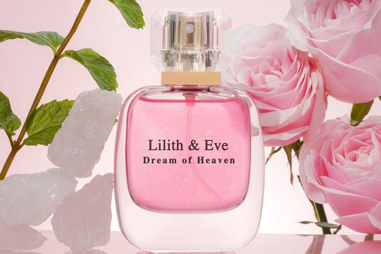 Salah satu koleksi dari Lility & Eve, yakni varian Dream of Heaven yang memiliki aroma mawar.