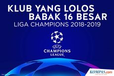 INFOGRAFIK: Daftar Peserta 16 Besar Liga Champions Eropa