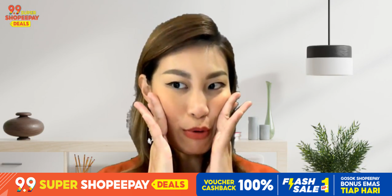 Tangkapan Layar Konferensi Pers 9.9 Super ShopeePay Deals, Kamis (26/8/2021).
