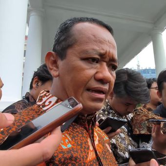 Menteri ESDM Bahlil Lahadalia di Istana Kepresidenan, Jakarta, Selasa (10/6/2025).