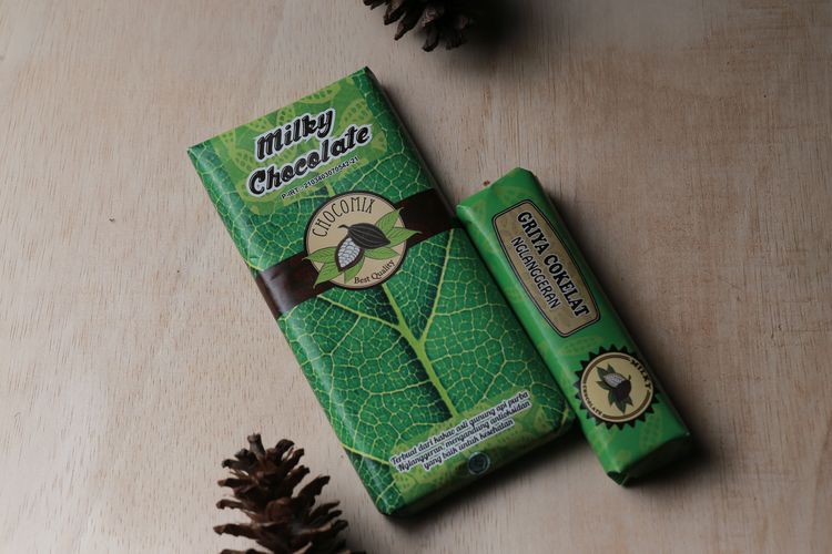 Cokelat Batang, salah satu produk di Griya Cokelat Nglanggeran