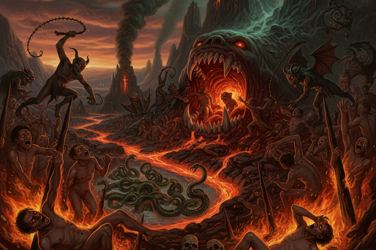 Gambaran siksaan neraka