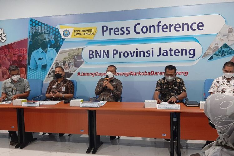 Kasus Narkoba Di Jateng Meningkat, BNN Sebut Ada 1.300 Kasus Selama 2021