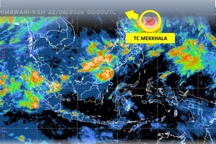BMKG Ungkap 4 Wilayah Indonesia yang Berpotensi Terdampak Siklon Tropis Mekkhala