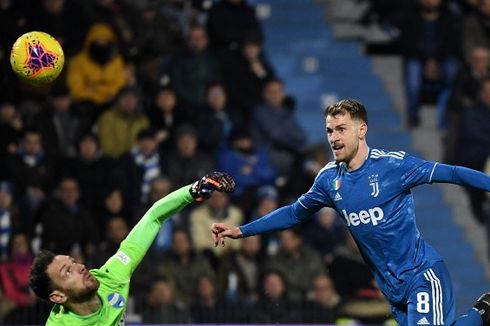 SPAL Vs Juventus, Ramsey Nyaman dengan Skema Tiga Gelandang