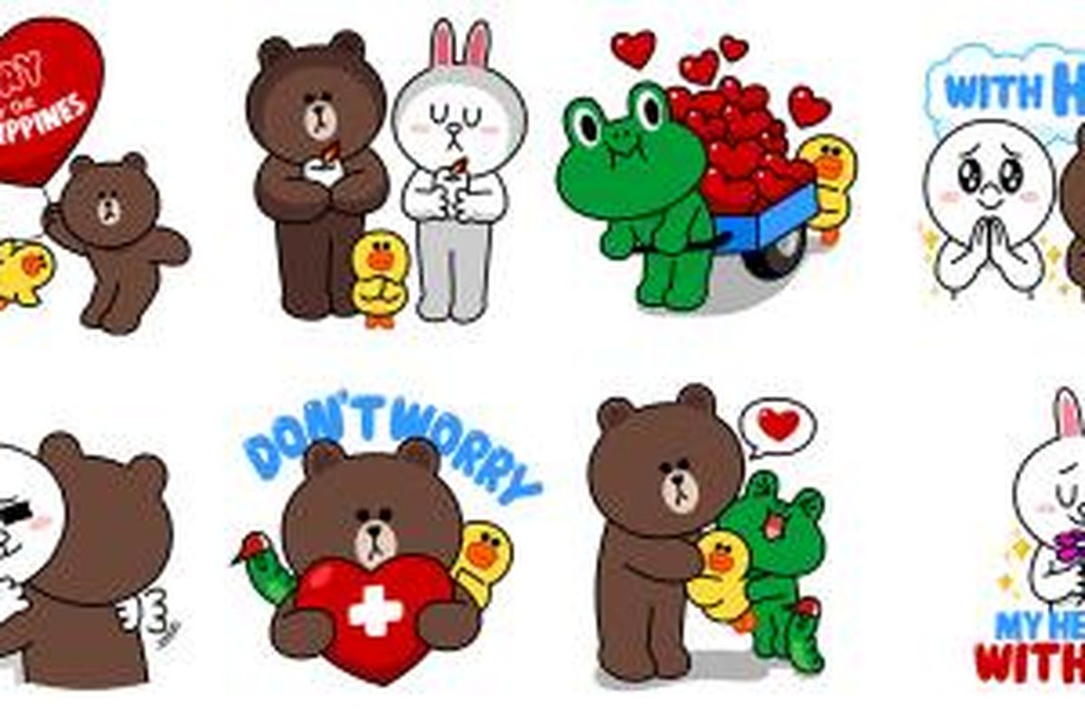Stiker khusus Line