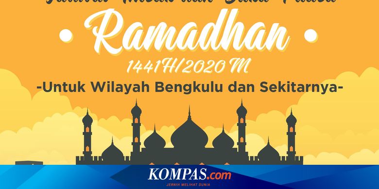 Jadwal Imsak Dan Buka Puasa Di Bengkulu Hari Ini 24 April 2020 Halaman All Kompas Com