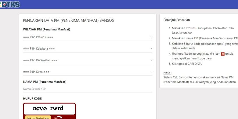 Cara cek bansos PKH 2022 lewat laman cekbansos.kemensos.go.id dan aplikasi Cek Bansos dengan mudah