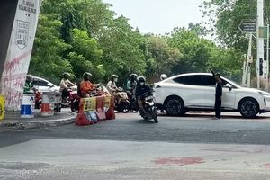 Sering Digeser Pak Ogah, Dishub Bakal Pasang Barrier Beton Berlapis di Flyover Pesing