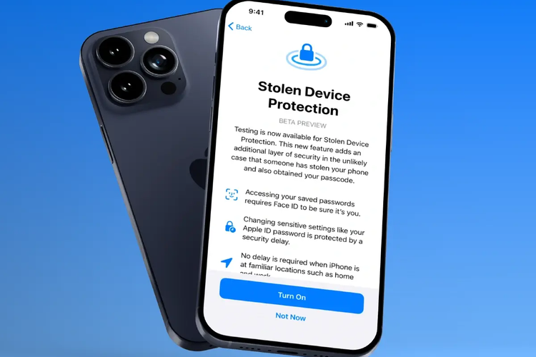Apple menggulirkan iOS 17.3. Salah satu fitur baru yang dibawa adalah Stolen Device Protection.