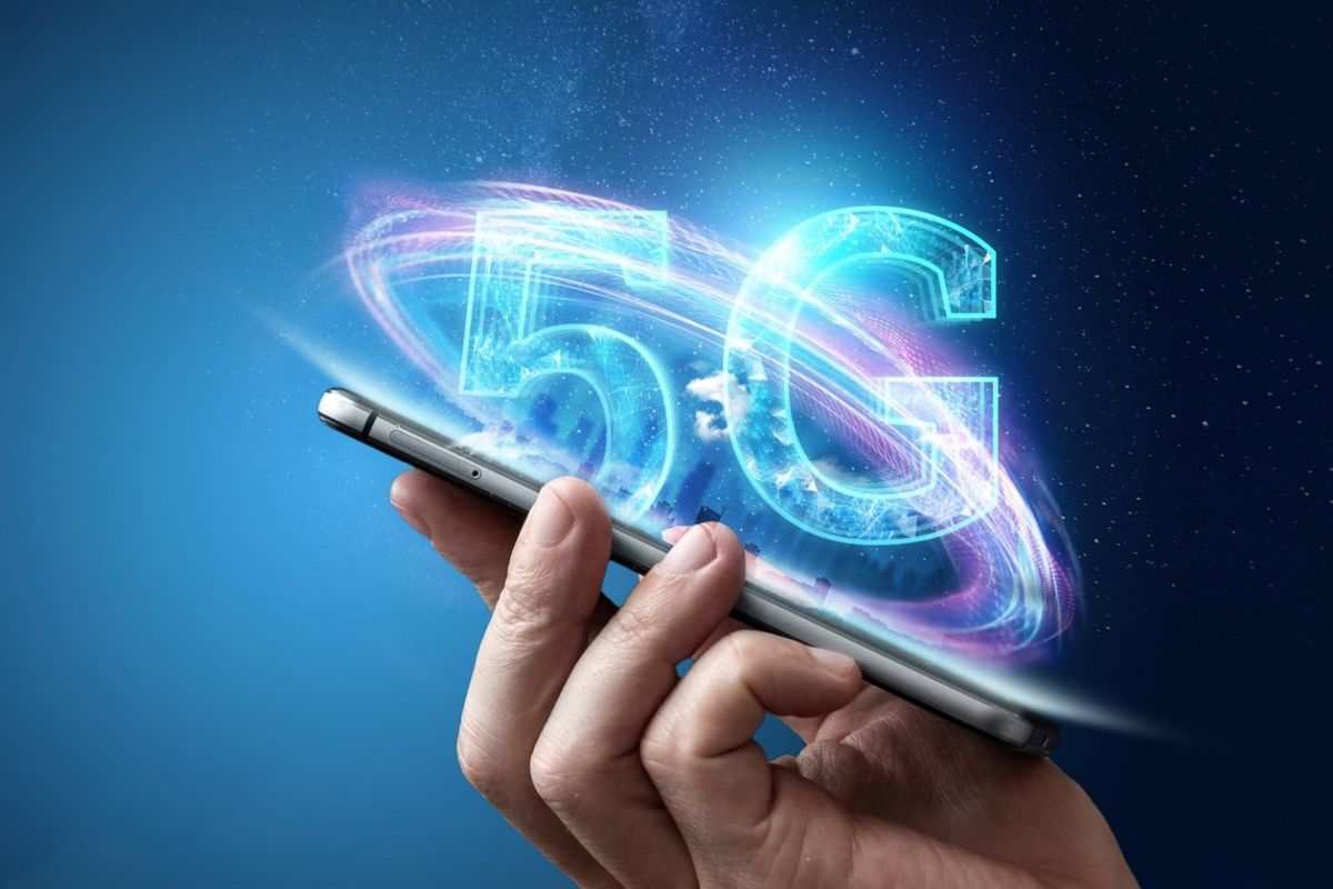 ilustrasi smartphone 5G