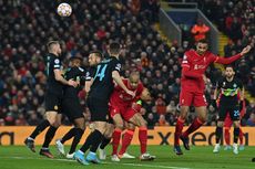 HT Liverpool Vs Inter Milan: Tiang Gawang Halangi The Reds Cetak Gol, Skor 0-0