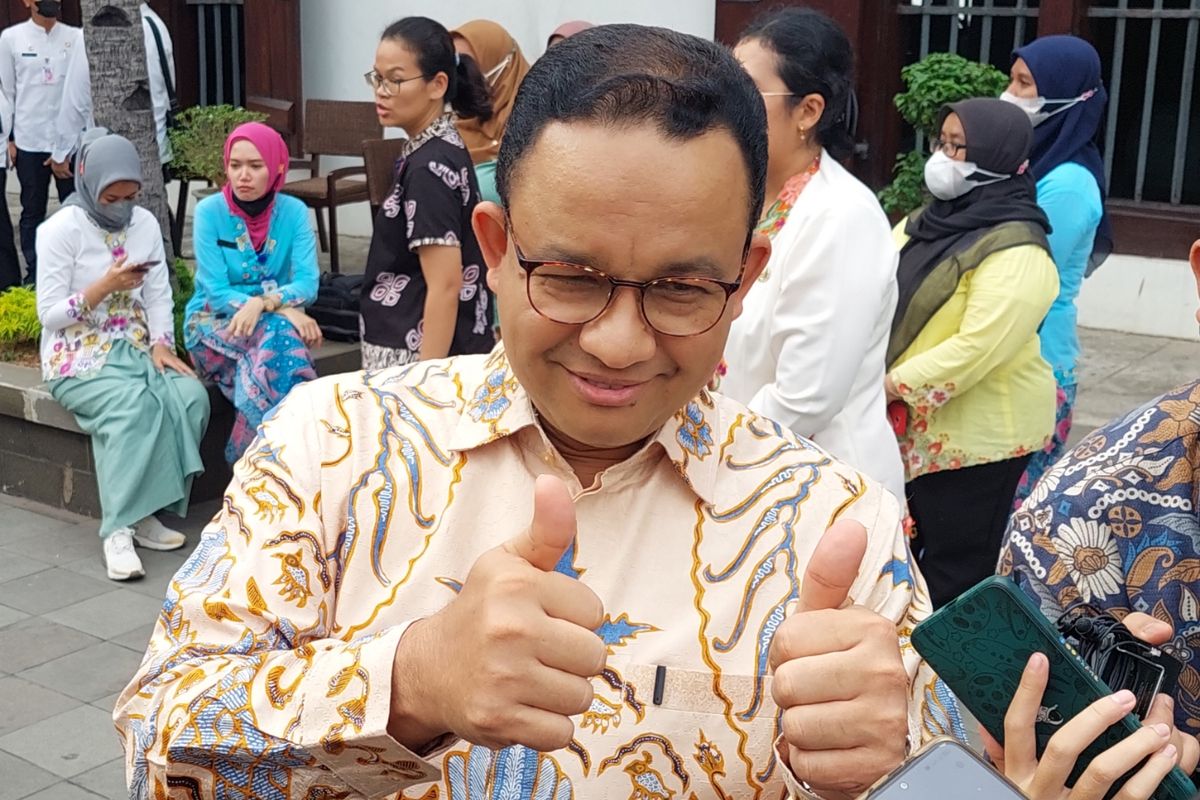 Gubernur DKI Jakarta Anies Baswedan ketika ditemui di Museum Bahari, Jakarta Utara, Jumat (2/9/2022).