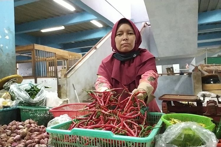 Harga cabai di Kota Semarang mencapai Rp 80.000 per-kilogram