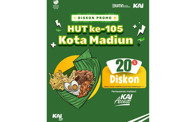 KAI gelar potong harga sebesar 20 persen sambut HUT Kota Madiun