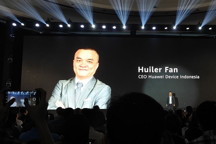 Huiler Fan, CEO Huawei Device Indonesia di acara peluncuran Huawei Mate X6 resmi meluncur di pasar Indonesia, Selasa (11/3/2025).