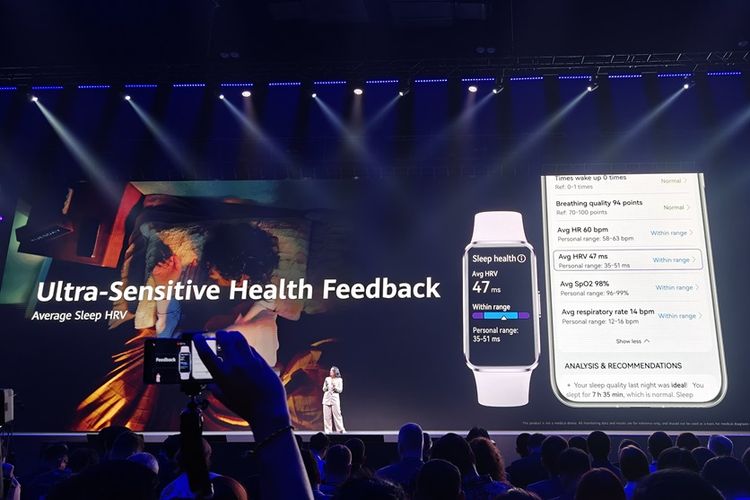 Huawei Band 10 dilengkapi dengan fitur analisis tidur yang lebih baik dibanding pendahulunya. 