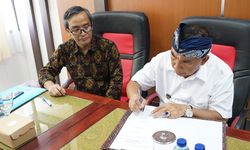Bupati Jembrana Tandatangani RTD Bendungan Benel dan Palasari, Antisipasi Kerusakan