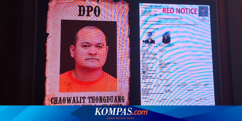 Buron Paling Dicari, Chaowalit Thongduang, Bikin Rakyat Thailand Tak Percaya Polisi