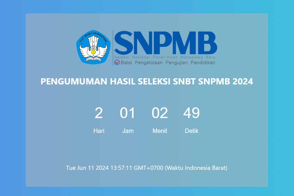 Link pengumuman UTBK SNBT 2024, sertifikat UTBK SNBT