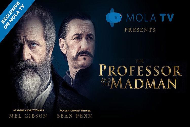The Professor and The Madman tayang eksklusif di Mola TV. 