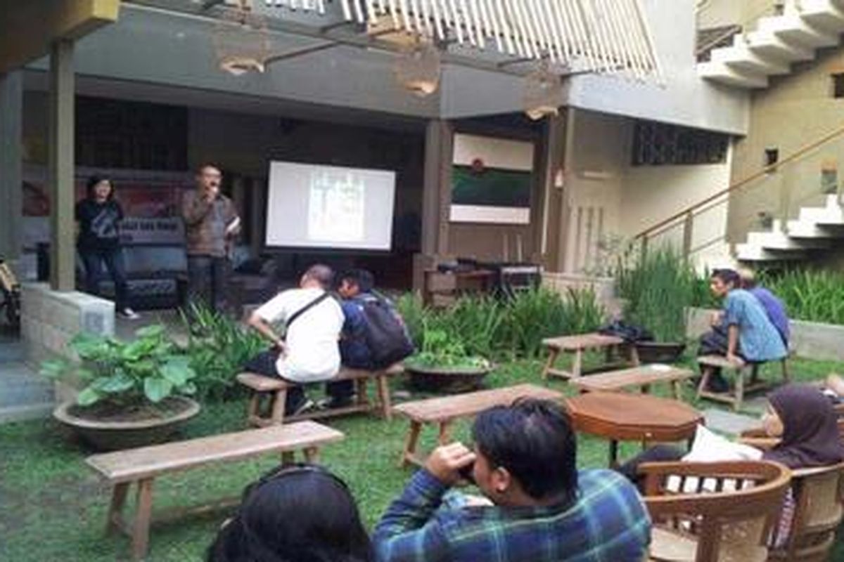 Jumpa pers Timnas Indonesia untuk Homeless World Cup 2012, Jumat (10/8/2012) di Bandung, Jawa Barat.