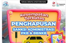 Ajak Warga Berkontribusi Bangun Jakarta, Pemprov DKI Jakarta Keluarkan Kebijakan Pemutihan PKB dan BBNKB
