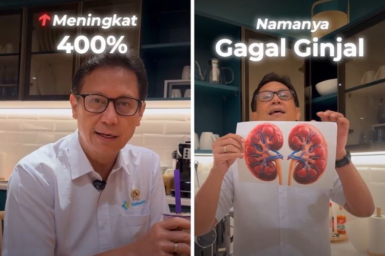 Tangkapan layar akun Instagram Budi Gunadi Sadikin @bgsadikin. Menteri Kesehatan mengingatkan bahwa satu gelas minuman kekinian bisa mengandung gula tinggi yang berisiko bagi kesehatan jika dikonsumsi setiap hari.