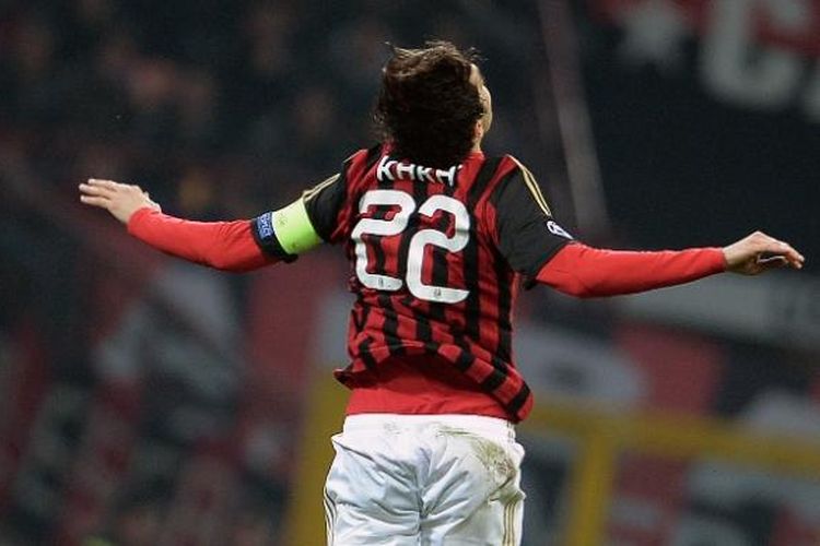 Gelandang AC Milan, Ricardo Kaka. 