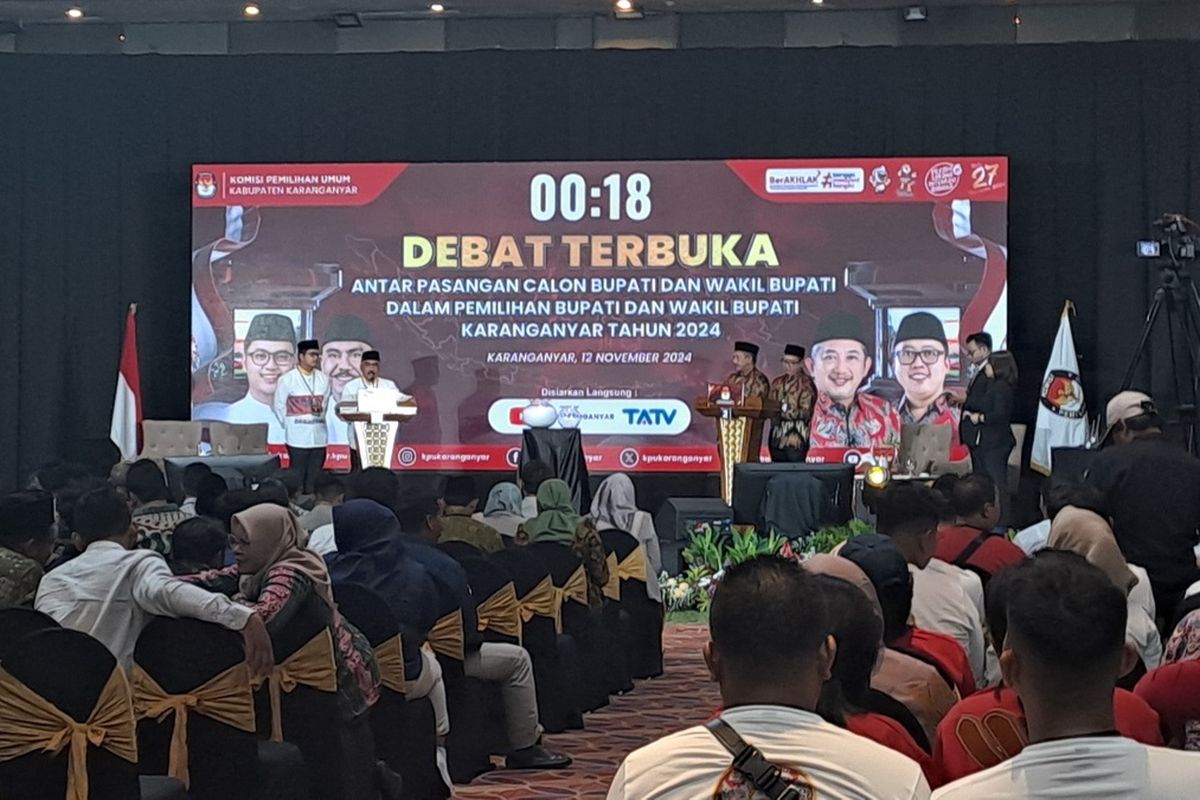 Debat Pilkada Karanganyar, Rober Singgung Dinasti Ilyas