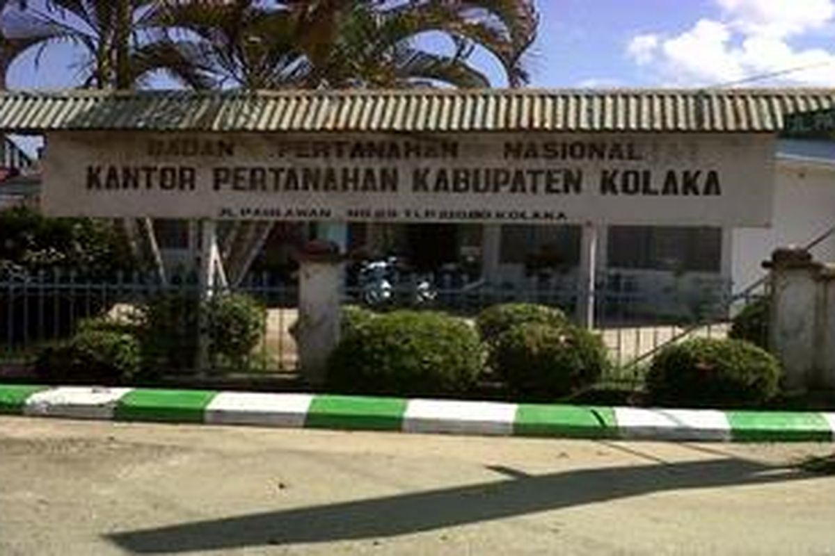 Kantor Badan Pertanahan Nasional (BPN) Kolaka.