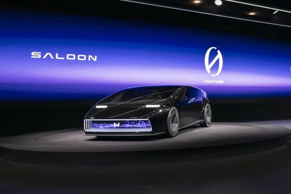 Honda pamer mobil konsep, Saloon dan Space-Hub, pada pameran teknologi CES 2024
