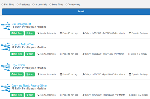 Lowongan Kerja di BUMN PT PANN Pembiayaan Maritim, Ini Posisi dan Syaratnya!