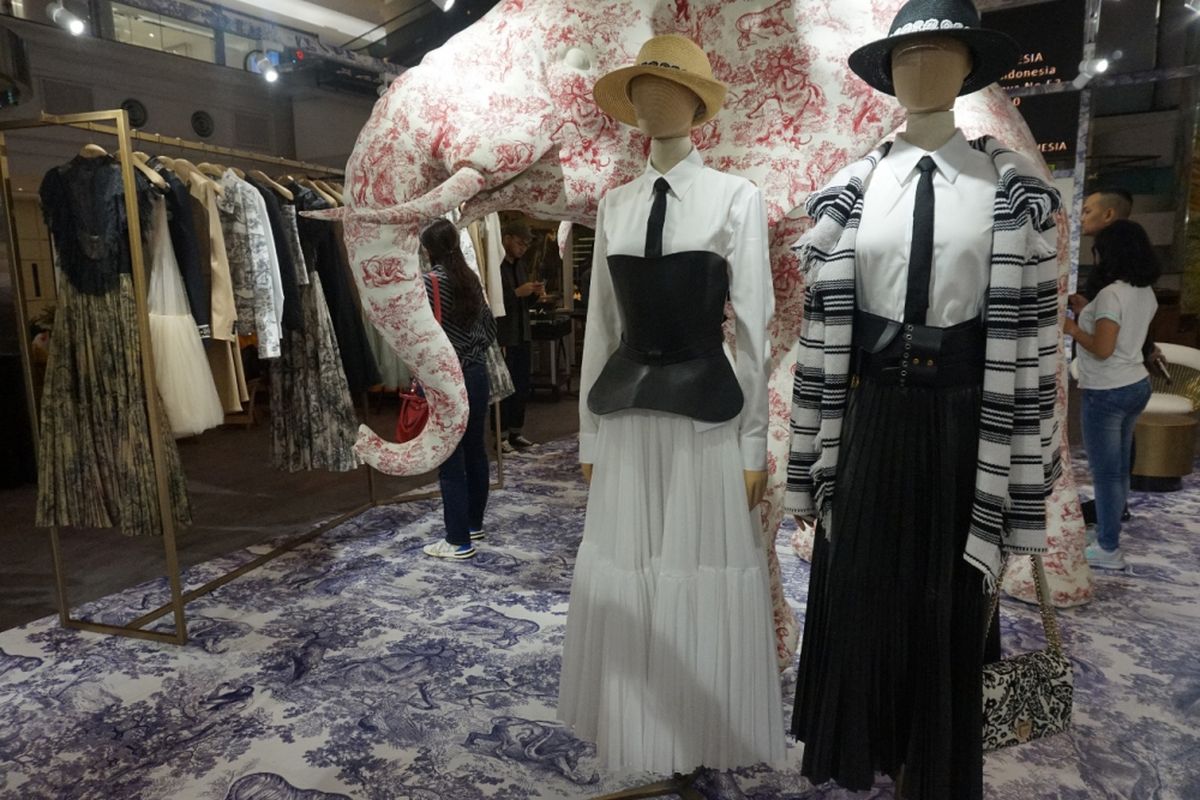 Butik Dior pop-up di Plaza Indonesia.