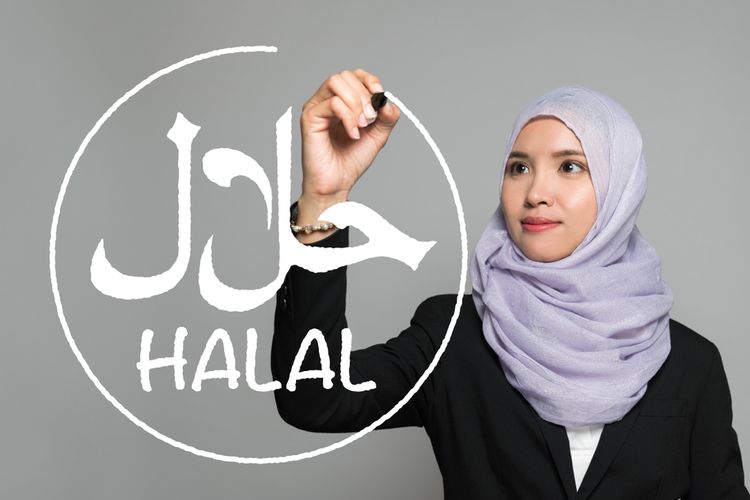 Ilustrasi logo halal.