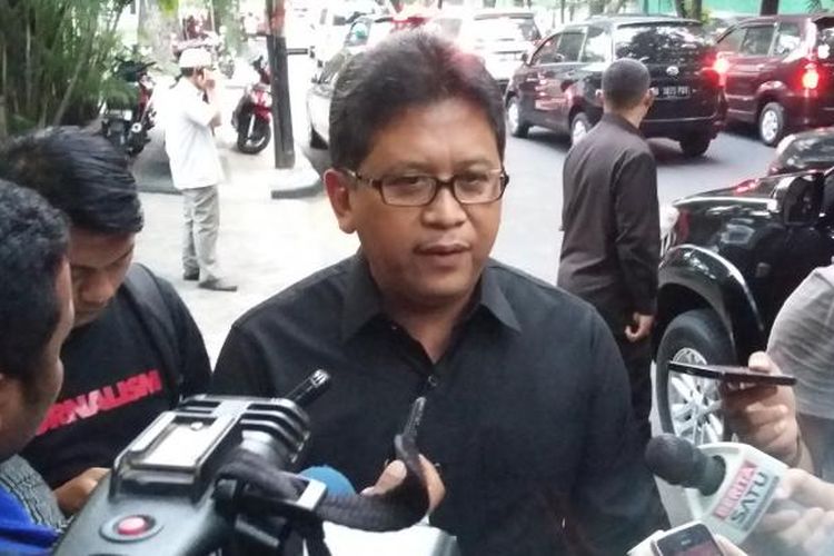 Sekretaris Jenderal PDI Perjuangan Hasto Kristiyanto saat ditemui di Jalan Teuku Umar, Jakarta Pusat, Selasa (3/11/2015).