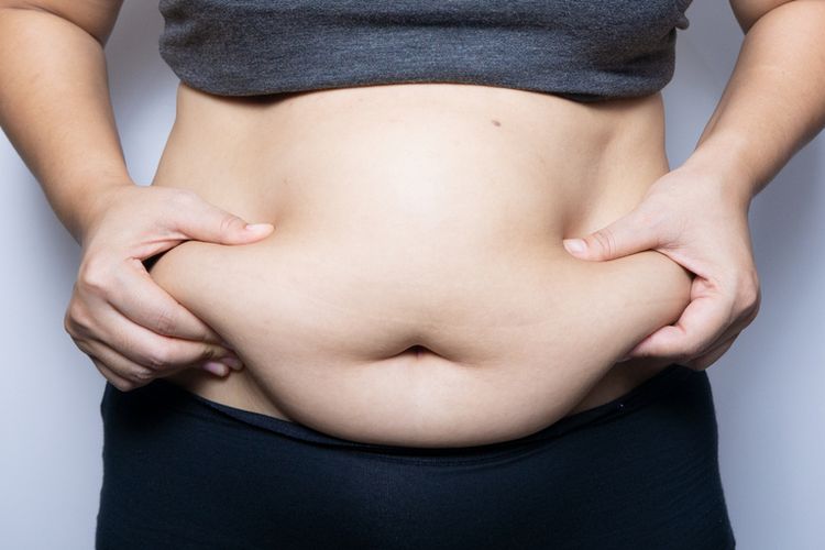 Ilustrasi apakah defisit kalori bisa menghilangkan lemak perut?