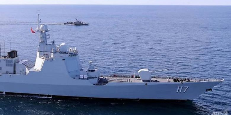 Kapal perusak China, Xining, yang disebut bakal berpartisipasi dalam latihan gabungan dengan angkatan laut Rusia dan Iran di Samudra Hindia dan Teluk Oman.