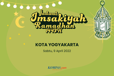 Jadwal Imsak dan Buka Puasa di Kota Yogyakarta Hari Ini, 9 April 2022