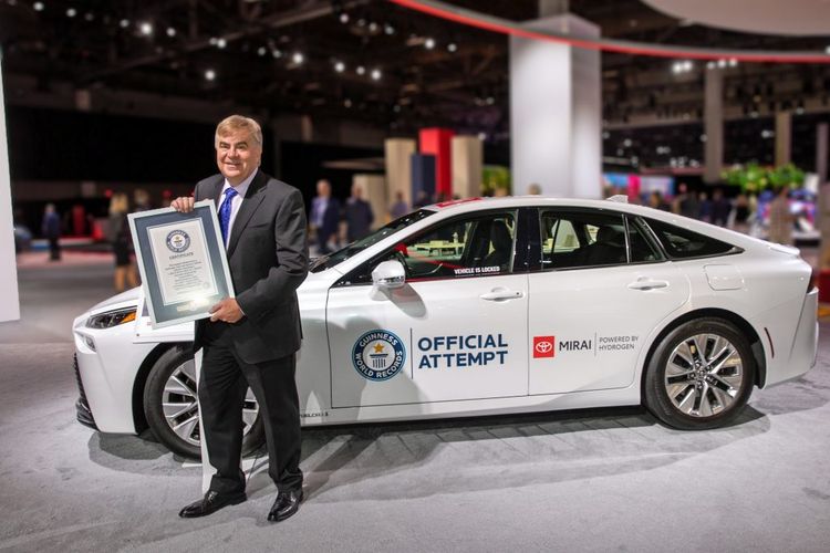 Toyota Mirai kembali pecahkan Guiness World Records