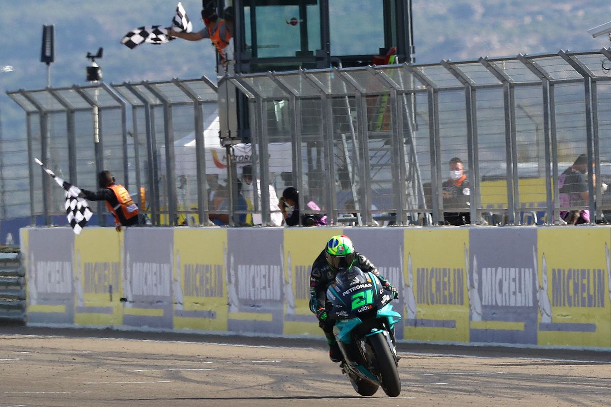 Franco Morbidelli , MotoGP race,  Aragon MotoGP. 18 October 2020