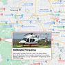 Helikopter Terguling di Bandara Budiarto Curug