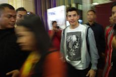 Foto-foto Marc Marquez Tiba di Jakarta