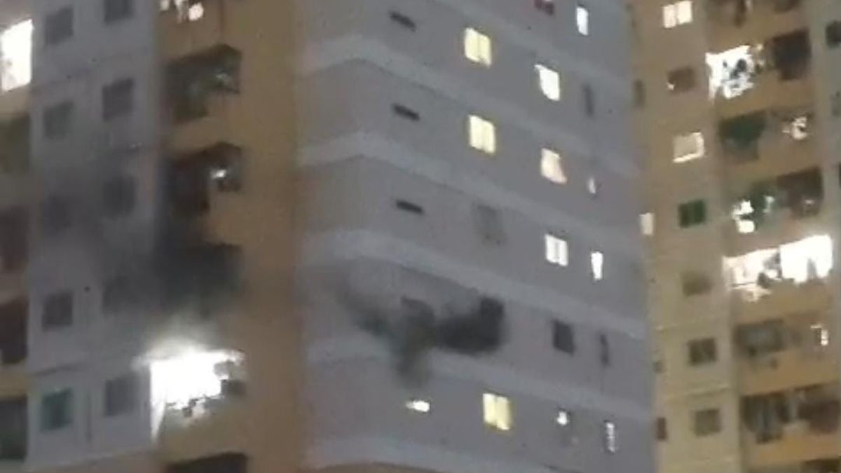 Fire at Teluk Intan Apartment in North Jakarta Extinguished, No Casualties Reported