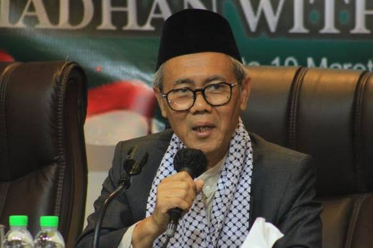 Ketua Majelis Ulama Indonesia (MUI) Bidang Hubungan Luar Negeri dan Kerja Sama Internasional Prof Sudarnoto Abdul Hakim.