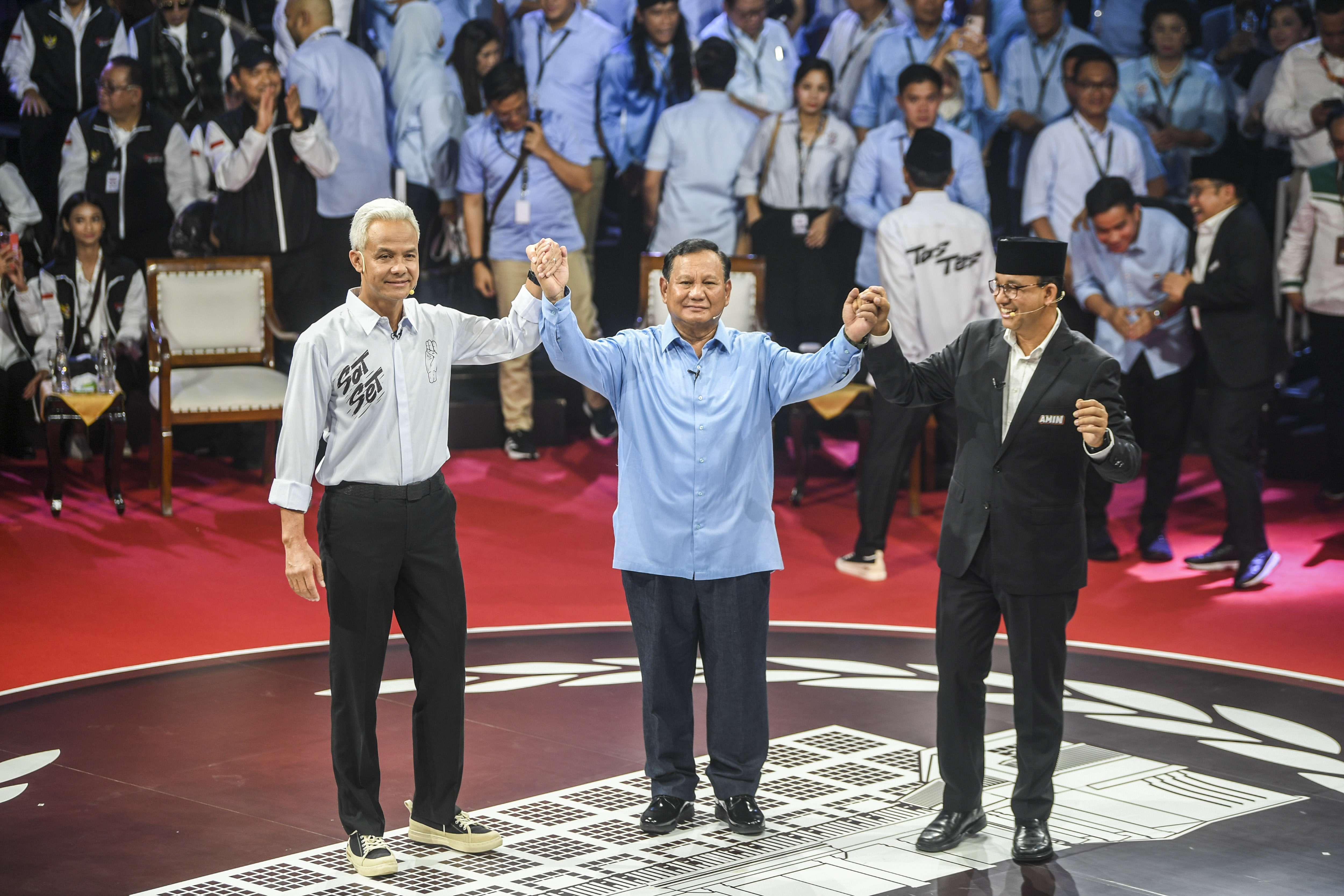 Saling Klaim Tim Pemenangan di DIY soal Debat Capres Perdana