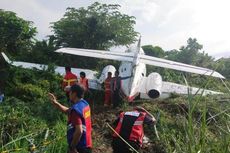 Tergelincir di Bandara Maleo Morowali, Pesawat Jet Hawker Terlilit Kawat Berduri