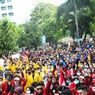 Demo Tolak UU Cipta Kerja di Banjarmasin, Mahasiswa Kembali Duduki Kantor DPRD Kalsel