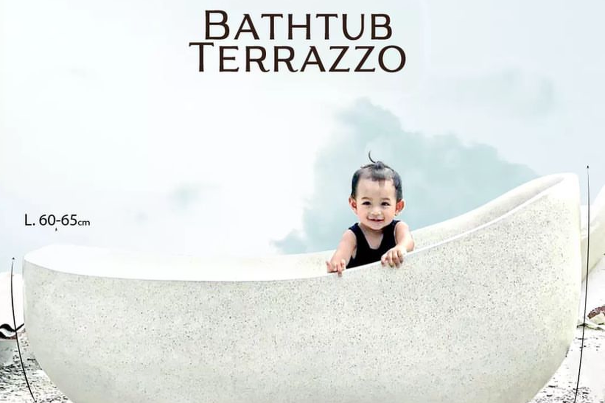 Bathub terazzo Larosa Pot