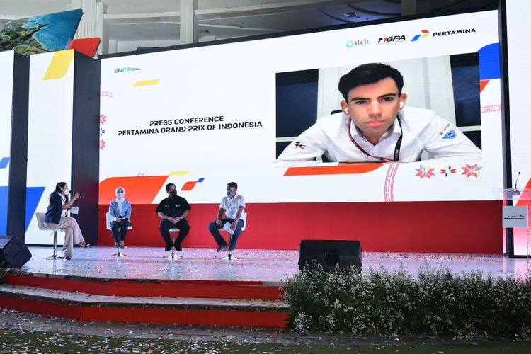 Penandatanganan kerjasama Pertamina dan Dorna Sports untuk penyelenggaraan Pertamina Grand Prix of Indonesia